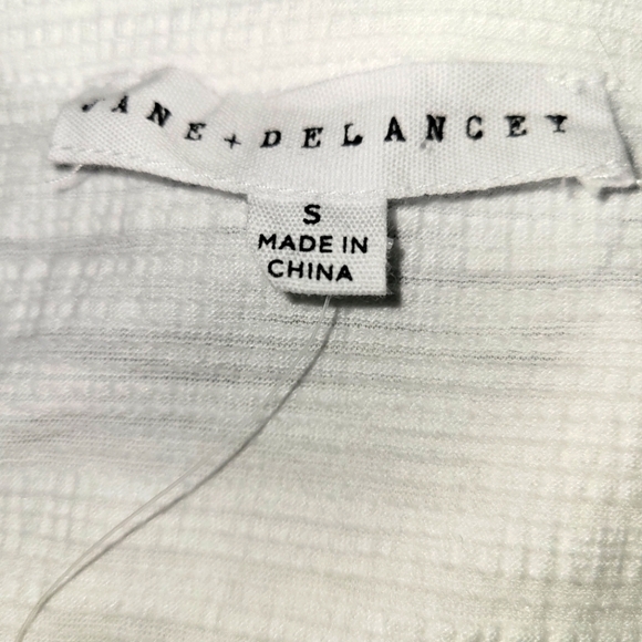 Jane + Delancey Size S White Top - Picture 2 of 4